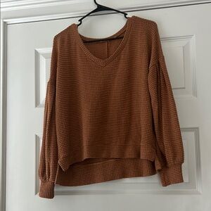 Cozy Brown-orange light Sweater